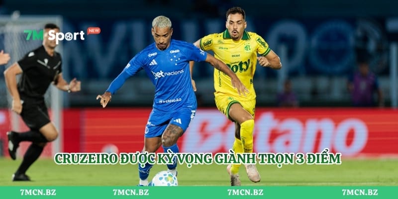 Cruzeiro được kỳ vọng giành trọn 3 điểm trước Mirassol