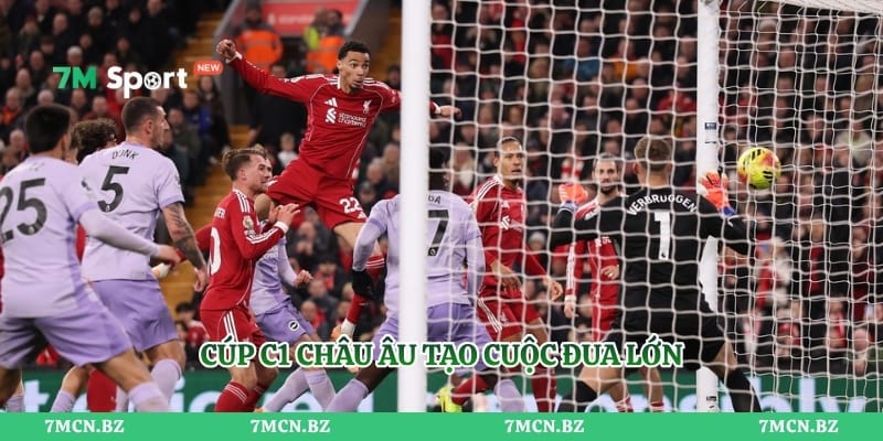 Cúp C1 Châu Âu tạo cuộc đua lớn