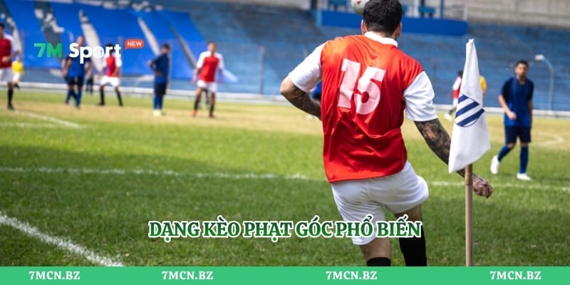 Dạng kèo phạt góc phổ biến