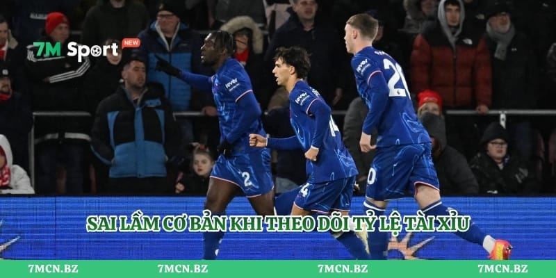 Sai lầm cơ bản khi theo dõi tỷ lệ tài xỉu